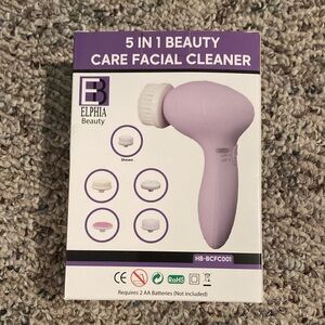 Elphia Beauty 5-in-1 Facial Cleaner - Purple